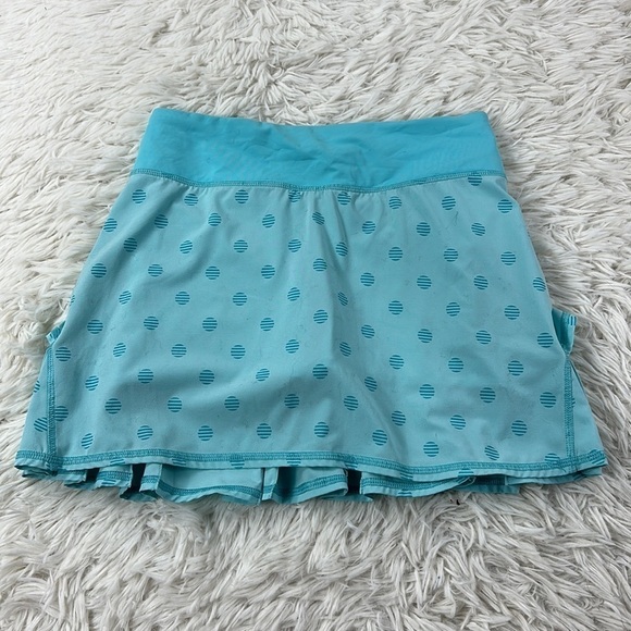 Lululemon Run: Pace Setter Skirt (Tall) *4-way Stretch Stripe Dot Printed Angel - Picture 1 of 6